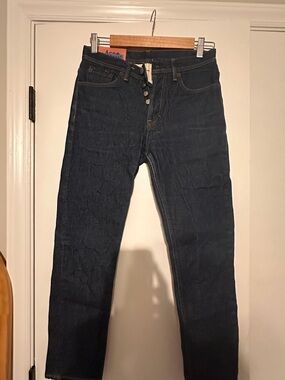 Acne Studios Dark Blue Women’s Straight-Leg Jeans